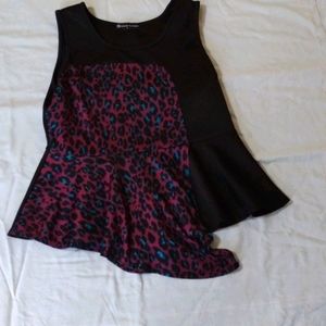 Peplum tank top